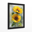 Par de girasoles - DIEGO D L | Cuadro decorativo de Canvas Lab