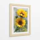 Par de girasoles - DIEGO D L | Cuadro decorativo de Canvas Lab