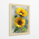 Par de girasoles - DIEGO D L | Cuadro decorativo de Canvas Lab