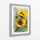 Par de girasoles - DIEGO D L | Cuadro decorativo de Canvas Lab
