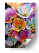 Flores en acuarela - DIEGO D L | Cuadro decorativo de Canvas Lab