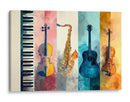 Instrumentos musicales - DIEGO D L | Cuadro decorativo de Canvas Lab