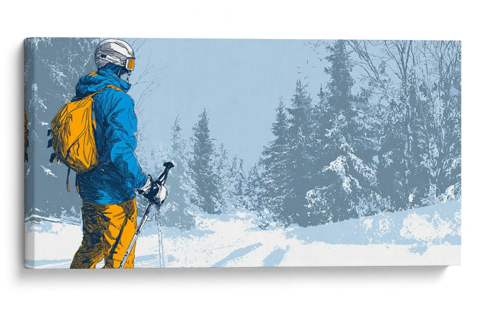 Diversión en nieve - DIEGO D L | Cuadro decorativo de Canvas Lab