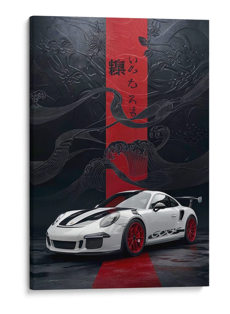 Ronin Carmesí - Puffy Design | Cuadro decorativo de Canvas Lab