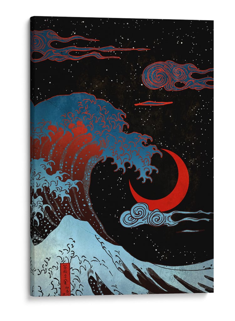 Marea Roja - Puffy Design | Cuadro decorativo de Canvas Lab