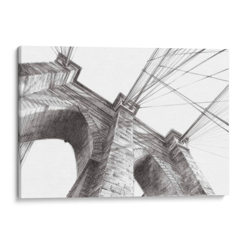 Panorama Del Puente De Brooklyn - Ethan Harper | Cuadro decorativo de Canvas Lab