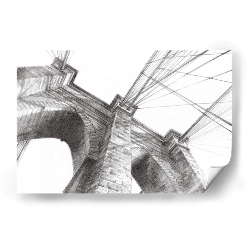 Panorama Del Puente De Brooklyn - Ethan Harper | Cuadro decorativo de Canvas Lab