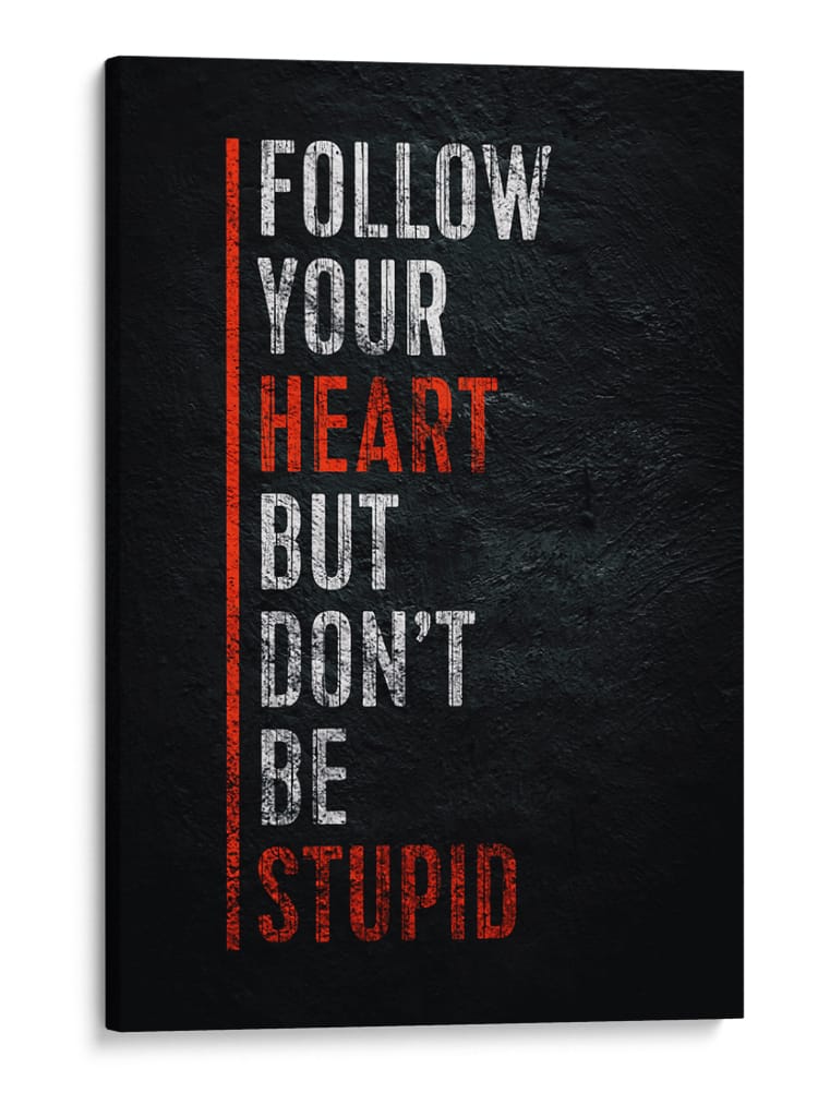 Corazón Sabio - Puffy Design | Cuadro decorativo de Canvas Lab