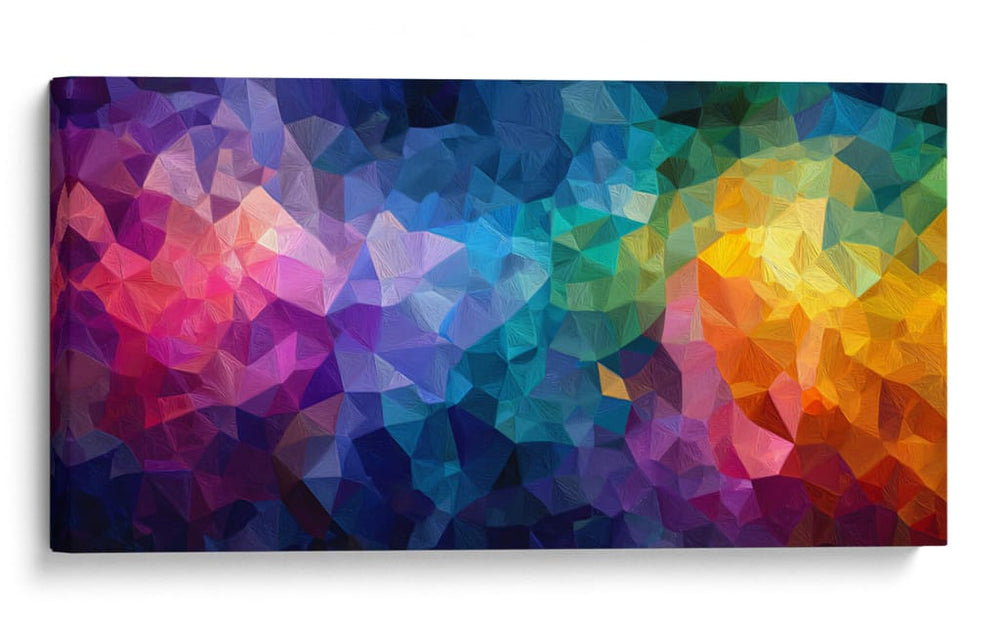 Colores geométricos  - DIEGO D L | Cuadro decorativo de Canvas Lab