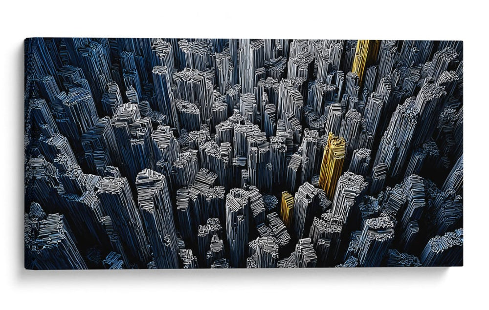 Edificios en lineas  - DIEGO D L | Cuadro decorativo de Canvas Lab