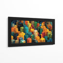Ciudades de colores - DIEGO D L | Cuadro decorativo de Canvas Lab