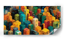 Ciudades de colores - DIEGO D L | Cuadro decorativo de Canvas Lab