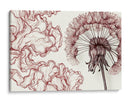 Dientes de león rojizos - DIEGO D L | Cuadro decorativo de Canvas Lab