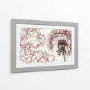 Dientes de león rojizos - DIEGO D L | Cuadro decorativo de Canvas Lab