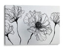 Siluetas florales - DIEGO D L | Cuadro decorativo de Canvas Lab