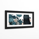 Gato Negro y Flores - Cecilia Flores | Cuadro decorativo de Canvas Lab