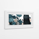 Gato Negro y Flores - Cecilia Flores | Cuadro decorativo de Canvas Lab