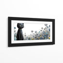 Gato en el jardín - Cecilia Flores | Cuadro decorativo de Canvas Lab