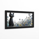 Gato en el jardín - Cecilia Flores | Cuadro decorativo de Canvas Lab