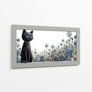 Gato en el jardín - Cecilia Flores | Cuadro decorativo de Canvas Lab