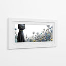 Gato en el jardín - Cecilia Flores | Cuadro decorativo de Canvas Lab
