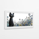 Gato en el jardín - Cecilia Flores | Cuadro decorativo de Canvas Lab