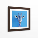 Jirafa azul 2 - Cecilia Flores | Cuadro decorativo de Canvas Lab