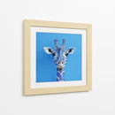 Jirafa azul 2 - Cecilia Flores | Cuadro decorativo de Canvas Lab