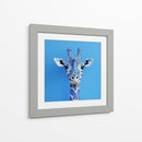 Jirafa azul 2 - Cecilia Flores | Cuadro decorativo de Canvas Lab