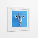 Jirafa azul 2 - Cecilia Flores | Cuadro decorativo de Canvas Lab