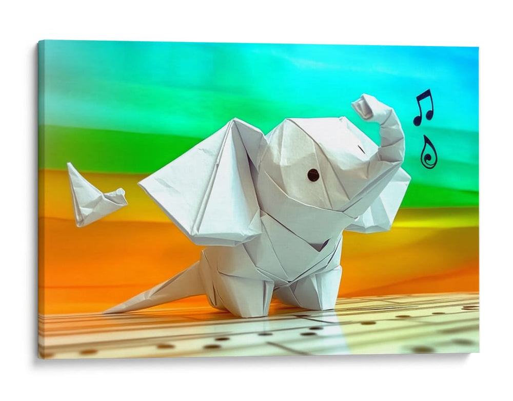 Elefantito 1 - Cecilia Flores | Cuadro decorativo de Canvas Lab