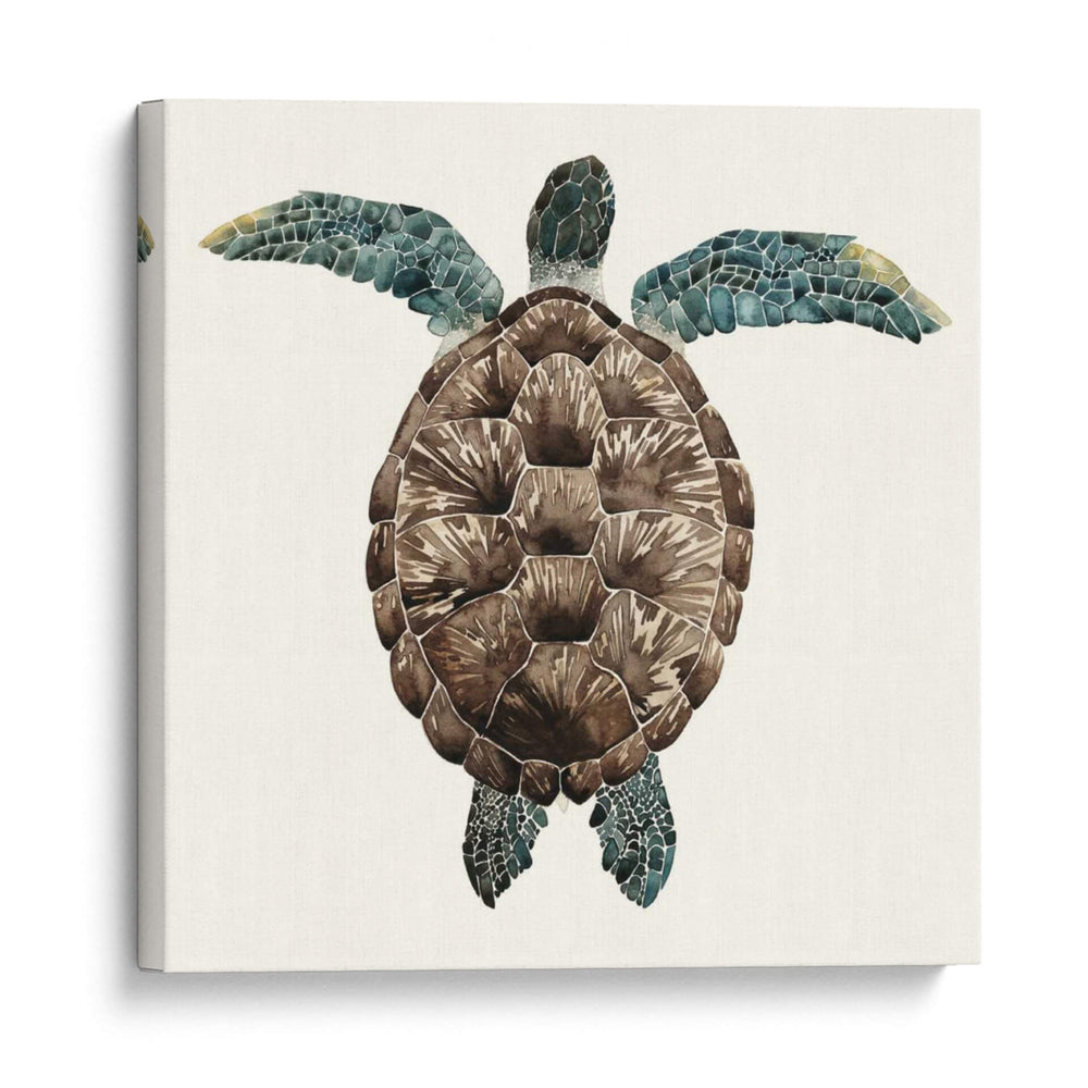 Tortuga De Mosaico I - Grace Popp | Cuadro decorativo de Canvas Lab