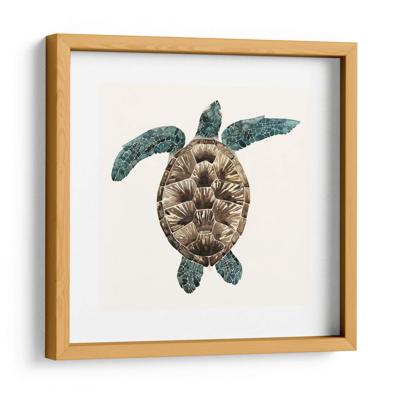 Tortuga De Mosaico Ii - Grace Popp | Cuadro decorativo de Canvas Lab