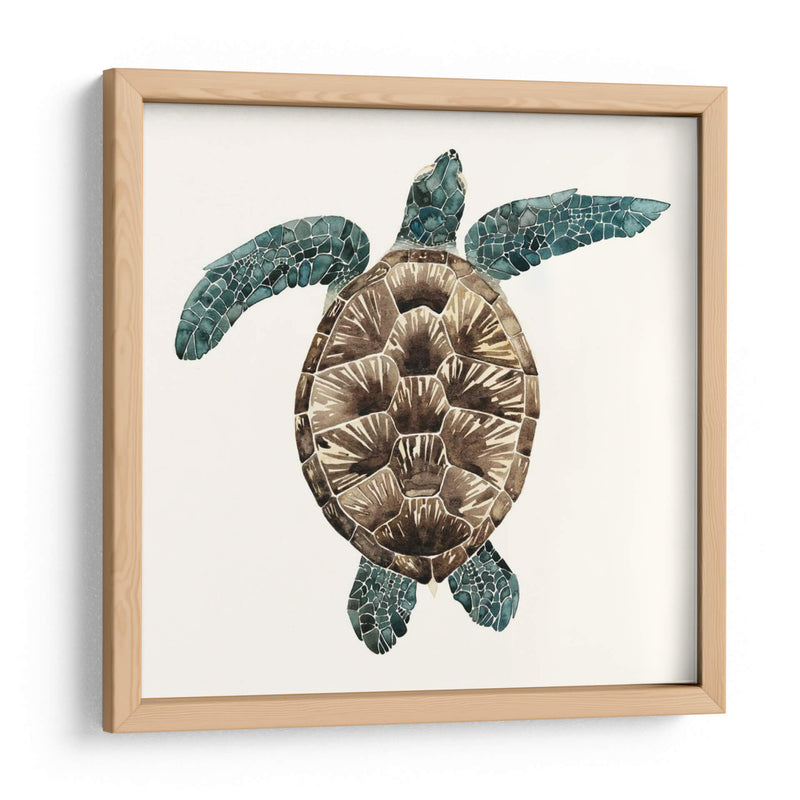 Tortuga De Mosaico Ii - Grace Popp | Cuadro decorativo de Canvas Lab
