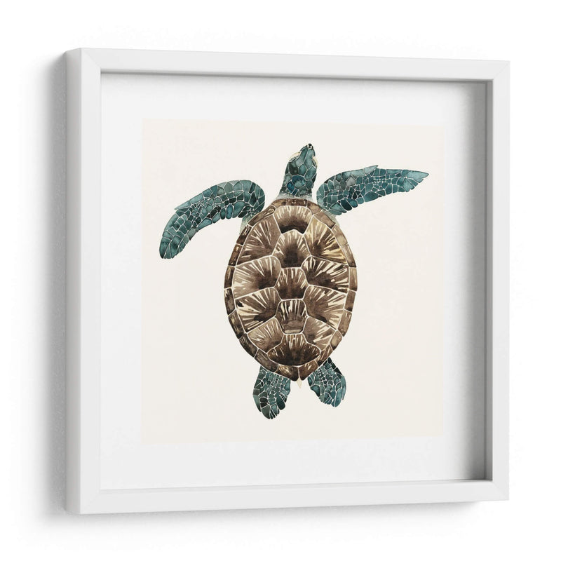 Tortuga De Mosaico Ii - Grace Popp | Cuadro decorativo de Canvas Lab