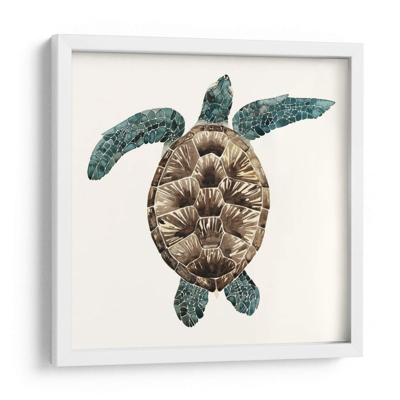 Tortuga De Mosaico Ii - Grace Popp | Cuadro decorativo de Canvas Lab