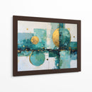 Constelación en Círculos Turquesa - Tito Massia | Cuadro decorativo de Canvas Lab
