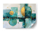 Constelación en Círculos Turquesa - Tito Massia | Cuadro decorativo de Canvas Lab