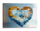 Corazón rompecabezas - Cecilia Flores | Cuadro decorativo de Canvas Lab