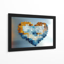 Corazón rompecabezas - Cecilia Flores | Cuadro decorativo de Canvas Lab