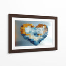 Corazón rompecabezas - Cecilia Flores | Cuadro decorativo de Canvas Lab
