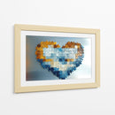 Corazón rompecabezas - Cecilia Flores | Cuadro decorativo de Canvas Lab