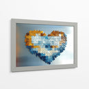 Corazón rompecabezas - Cecilia Flores | Cuadro decorativo de Canvas Lab
