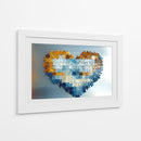 Corazón rompecabezas - Cecilia Flores | Cuadro decorativo de Canvas Lab