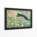 Gato en flores - Cecilia Flores | Cuadro decorativo de Canvas Lab