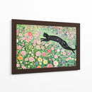 Gato en flores - Cecilia Flores | Cuadro decorativo de Canvas Lab