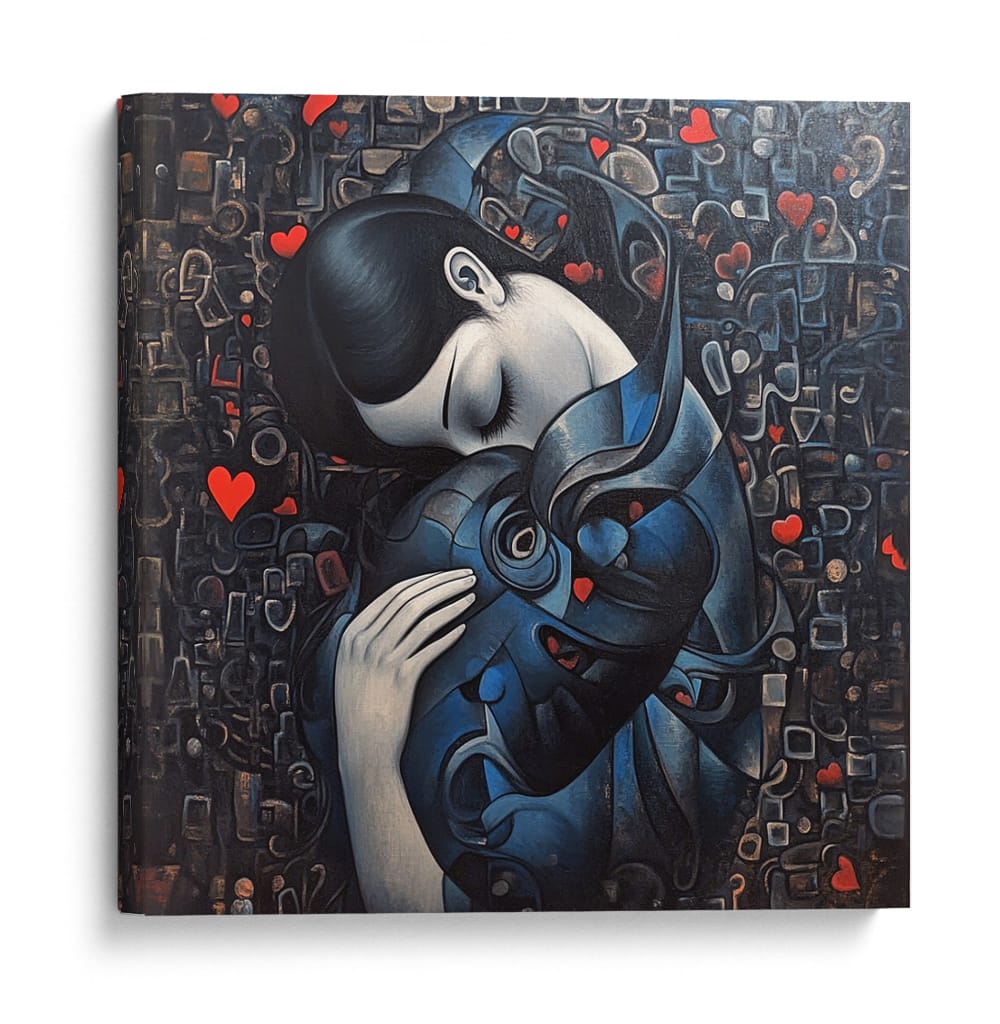 Abrazo - Cecilia Flores | Cuadro decorativo de Canvas Lab