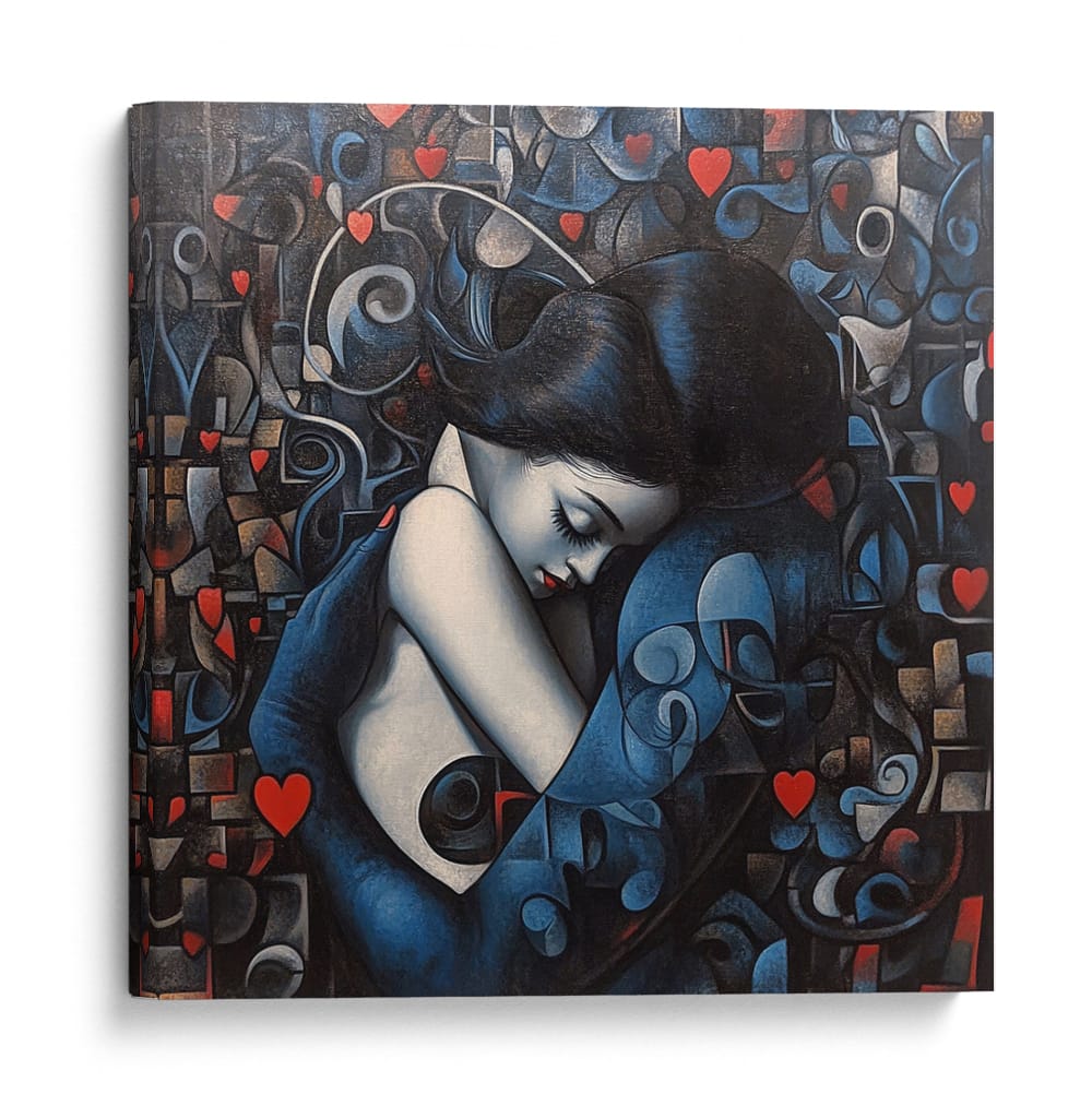 Abrazo 2 - Cecilia Flores | Cuadro decorativo de Canvas Lab