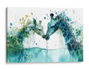 Jirafas en verde - Cecilia Flores | Cuadro decorativo de Canvas Lab