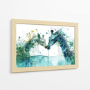 Jirafas en verde - Cecilia Flores | Cuadro decorativo de Canvas Lab